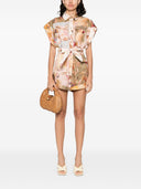 Zimmermann Ascension Linen Playsuit