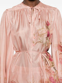 Zimmermann Cascadian Printed Silk Top