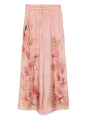 Zimmermann Cascadian Printed Silk Trousers