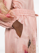 Zimmermann Cascadian Printed Silk Trousers