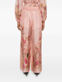 Zimmermann Cascadian Printed Silk Trousers