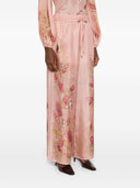 Zimmermann Cascadian Printed Silk Trousers