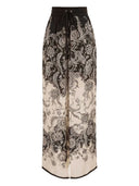 Zimmermann Rhiannon Printed Silk Trousers