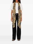 Burberry Giant Check Wool Scarf