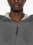 Brunello Cucinelli Cotton And Silk Blend Hoodie
