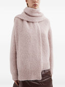Jil Sander Plus Logo Wool Scarf