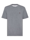 Brunello Cucinelli Logo Cotton T Shirt