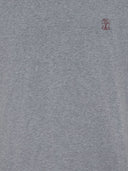 Brunello Cucinelli Logo Cotton T Shirt