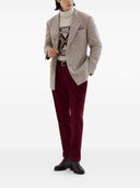Brunello Cucinelli Wool And Silk Double Breasted Jacket