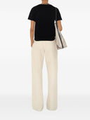Burberry Check Motif Cotton T Shirt