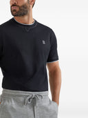 Brunello Cucinelli Logo Cotton T Shirt