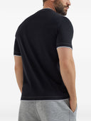 Brunello Cucinelli Logo Cotton T Shirt