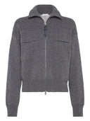 Brunello Cucinelli Cashmere Zipped Cardigan