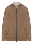 Brunello Cucinelli Cotton And Silk Blend Hoodie