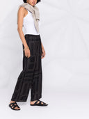 Toteme Pre Monogram Silk Pajama Pants