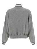 Brunello Cucinelli Logo Zipped Sweatshirt