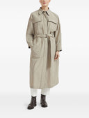 Trench-coat de nylon brunello cucinelli