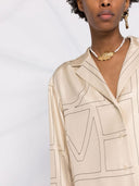 Toteme Pre Monogram Silk Shirt