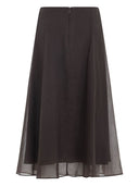 Brunello Cucinelli zijde lange rok