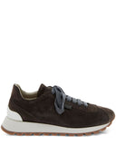 Brunello Cucinelli Suede Leather Sneakers