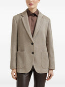 Brunello Cucinelli Cotton Single Breasted Jacket