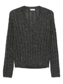 Brunello Cucinelli Wool V Necked Jumper