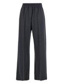 Brunello Cucinelli Wool Wide Leg Trousers
