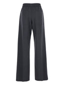 Brunello Cucinelli Wool Wide Leg Trousers