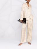 Toteme Pre Monogram Silk Pajama Pants