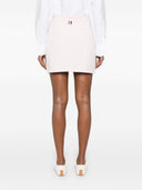 Thom Browne 4 Bar Cotton Mini Skirt