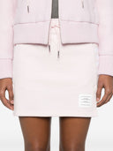 Thom Browne 4 Bar Cotton Mini Skirt