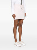 Thom Browne 4 Bar Cotton Mini Skirt