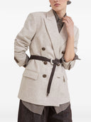 Brunello Cucinelli Wool Double Breasted Jacket