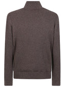 Chaqueta de bombardero de cuero Brunello Cucinelli