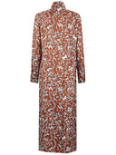 Abito stampato lungo Alberto Biani Silk