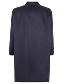 Brunello Cucinelli Cashmere z podwójnym piersi płaszcz