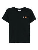 Camiseta de algodón Double Bold Fox de Maison Kitsune