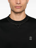 Brunello Cucinelli Logo Cotton T Shirt