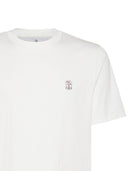Maglietta in cotone Brunello Cucinelli Logo
