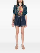 Zimmermann Ascension Printed Silk Shirt