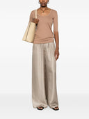 Fabiana Filippi Cotton V Necked Top