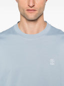 Brunello Cucinelli Logo Cotton T Shirt