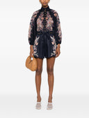 Zimmermann Rhiannon Printed Linen Shorts