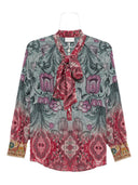 Pierre Louis Mascia Printed Silk Shirt