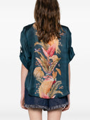 Zimmermann Ascension Printed Silk Shirt