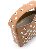 Khaite elena bolso de cuero pequeño con tachuelas