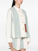 Forte Forte Linen Blend Striped Jacket