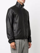 Emporio Armani Leather Zipped Jacket