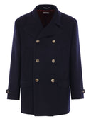 Brunello Cucinelli Wool Double Breasted Coat