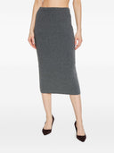 Tom Ford Cashmere i bawełniana spódnica midi